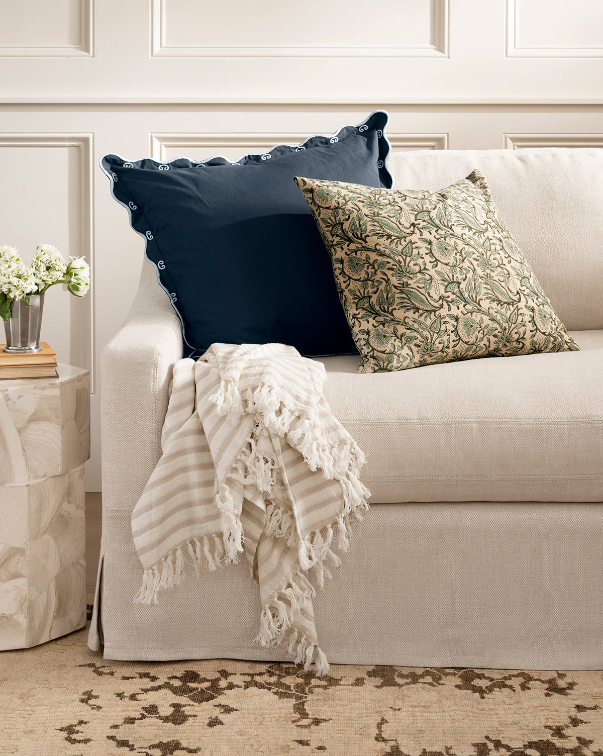 Striped Cotton Throw