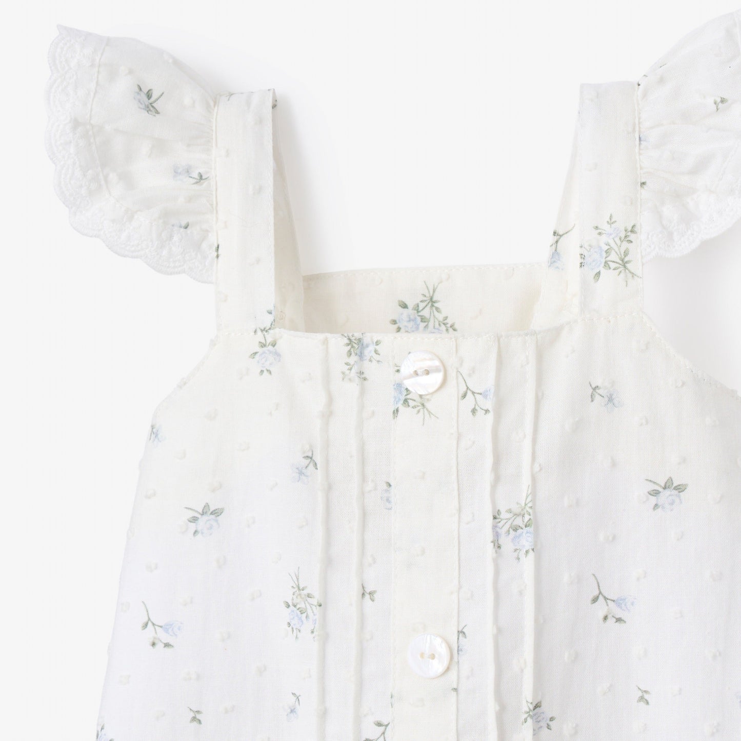 English Rose Swiss Dot Dress