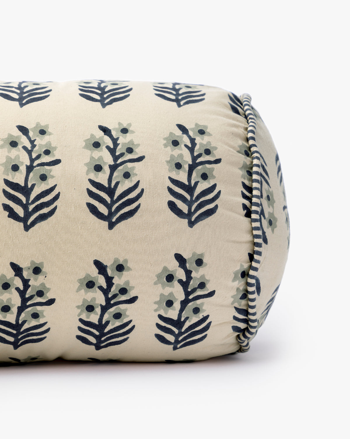 Elsie Block Print Bolster Pillow