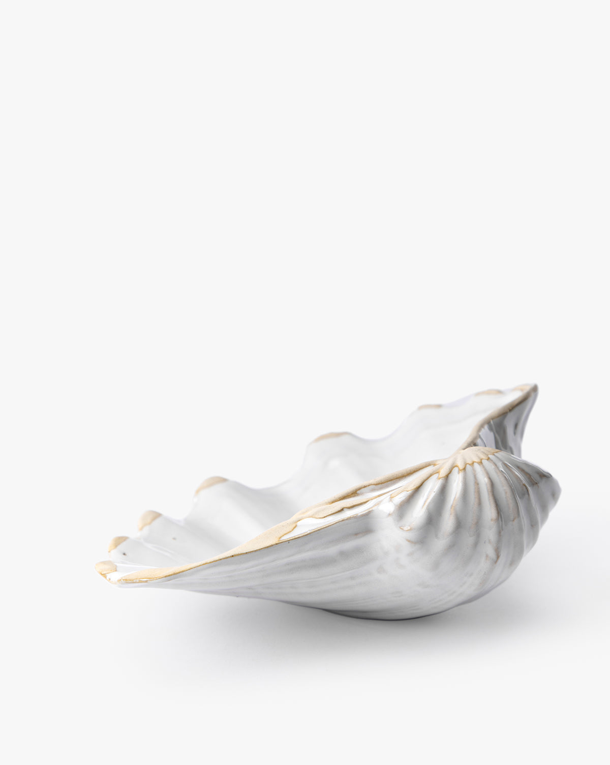 Stoneware Shell Dish