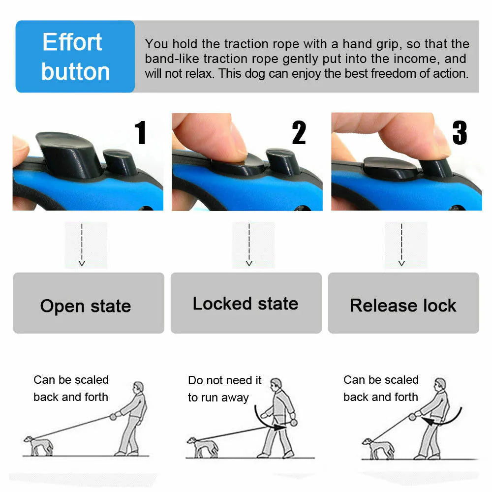 Retractable Dog Leash Pro