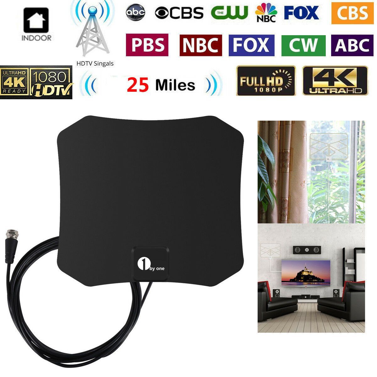 Indoor HDTV Satellite Antenna – Clear and Powerful