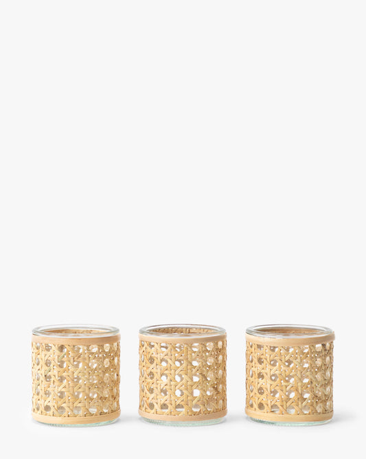 Cane Tealight Candleholder (Set of 3)