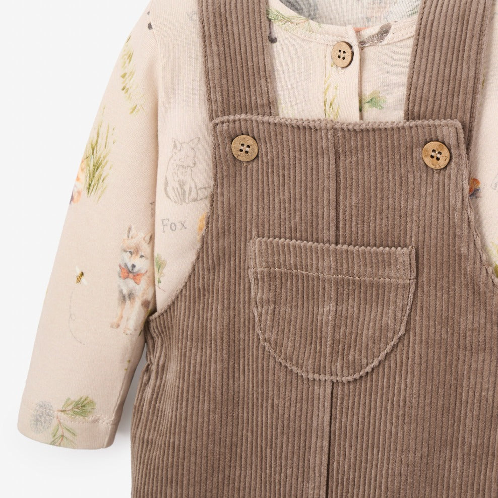 Wilderness Henley + Corduroy Overall Set