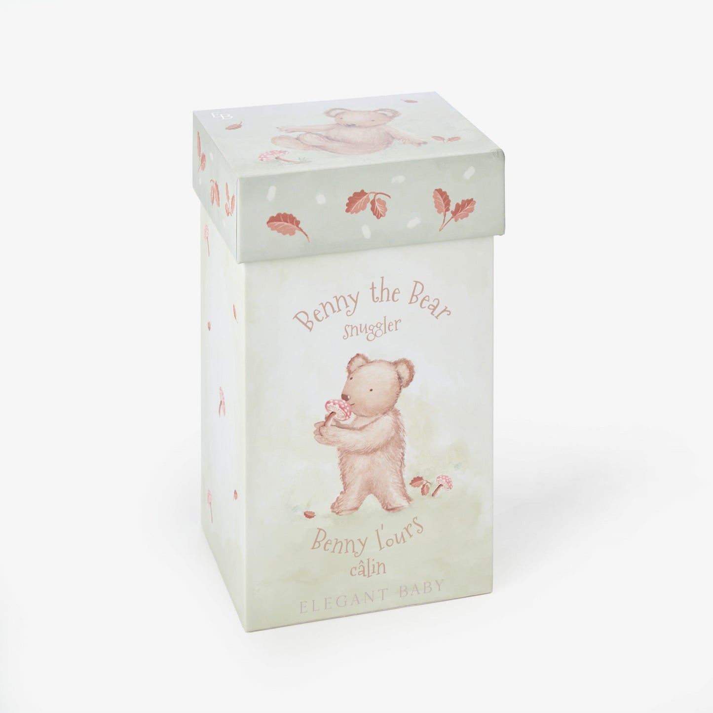Bear Snuggler Plush Security Blanket W/ Gift Box