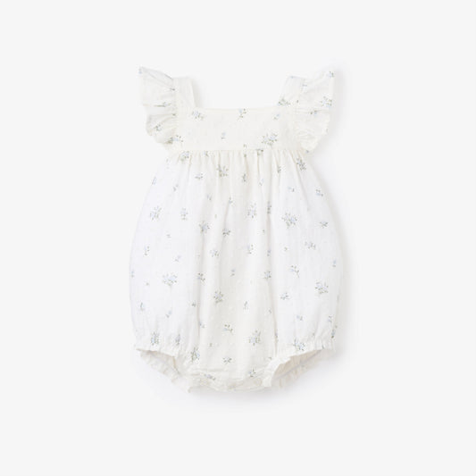 English Rose Swiss Dot Bubble