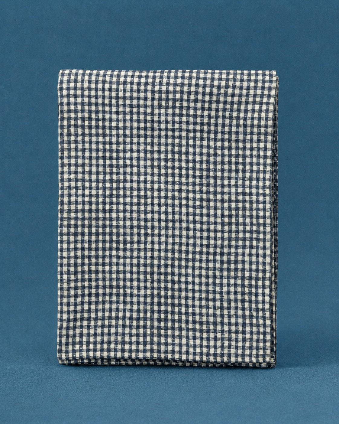 Gingham Check Linen Tablecloth