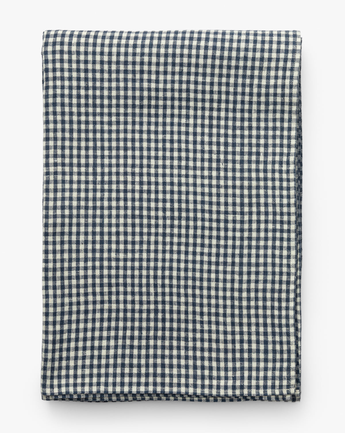 Gingham Check Linen Tablecloth