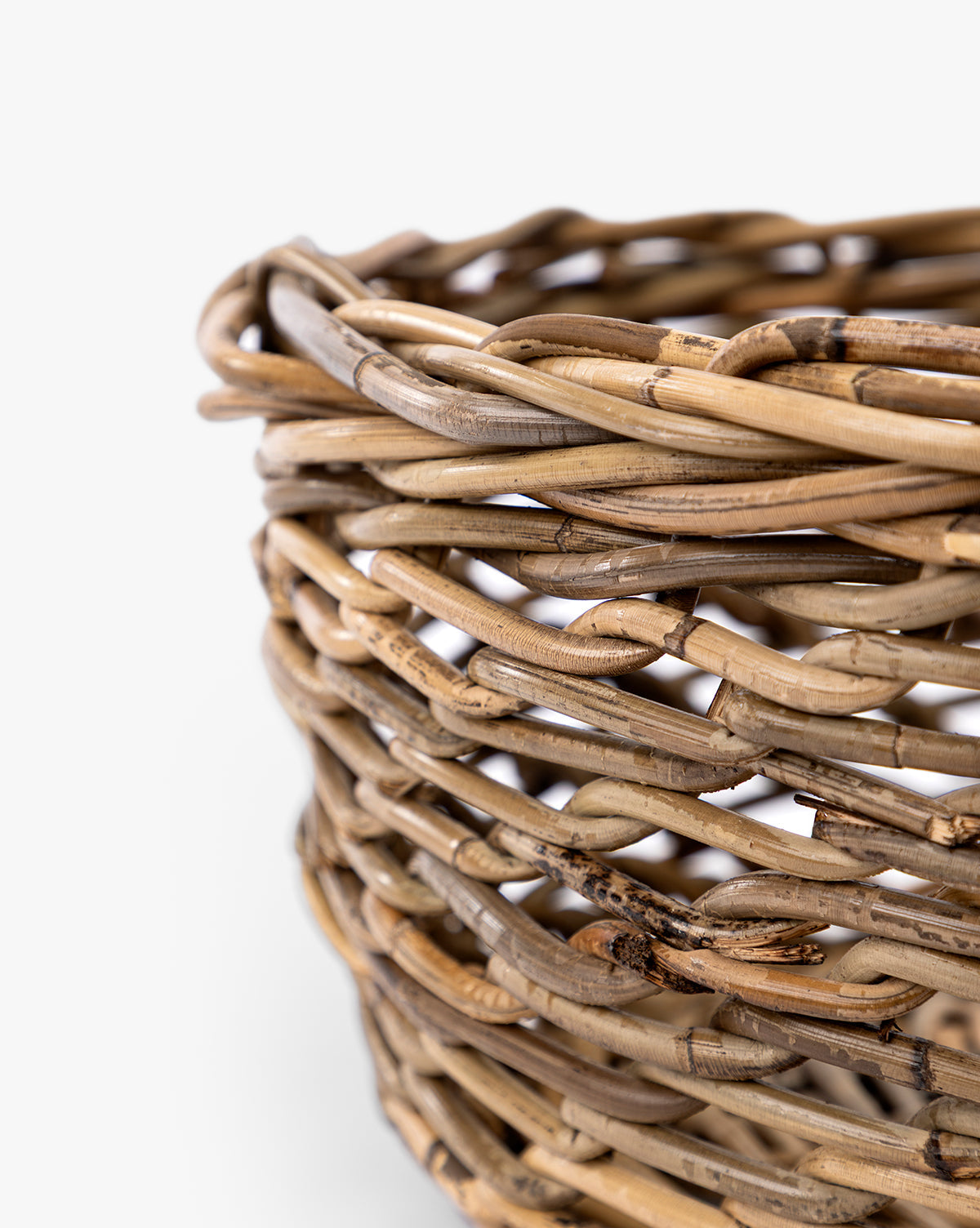 Rattan Open Weave Basket