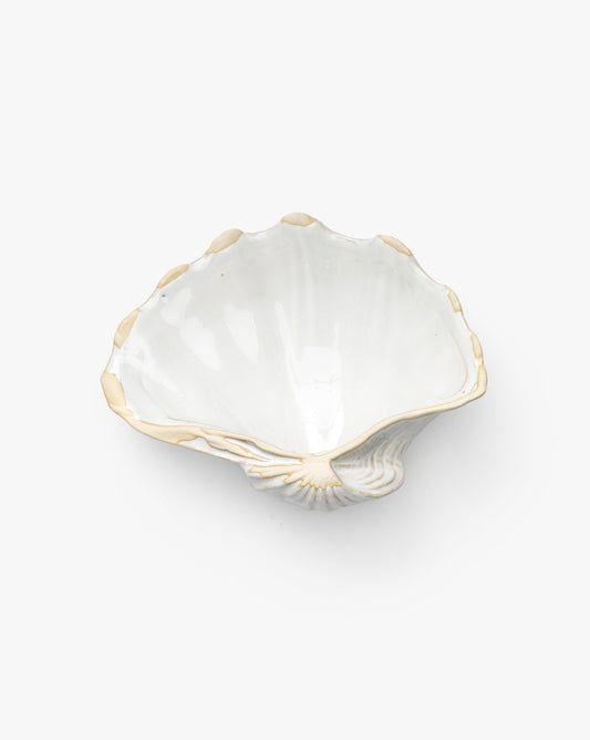 Stoneware Shell Dish