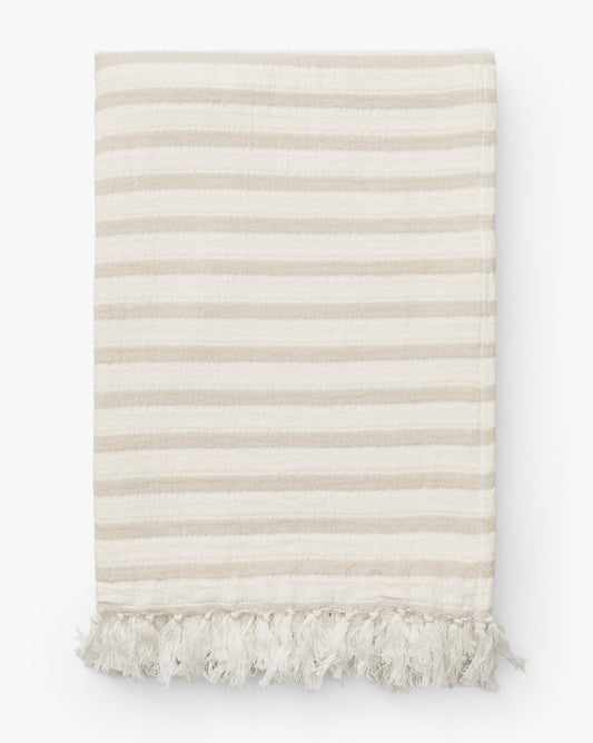 Striped Cotton Throw