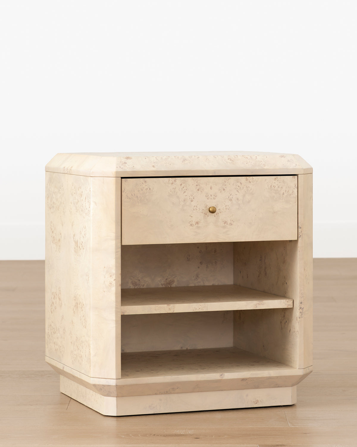 Tali Burl Wood Nightstand