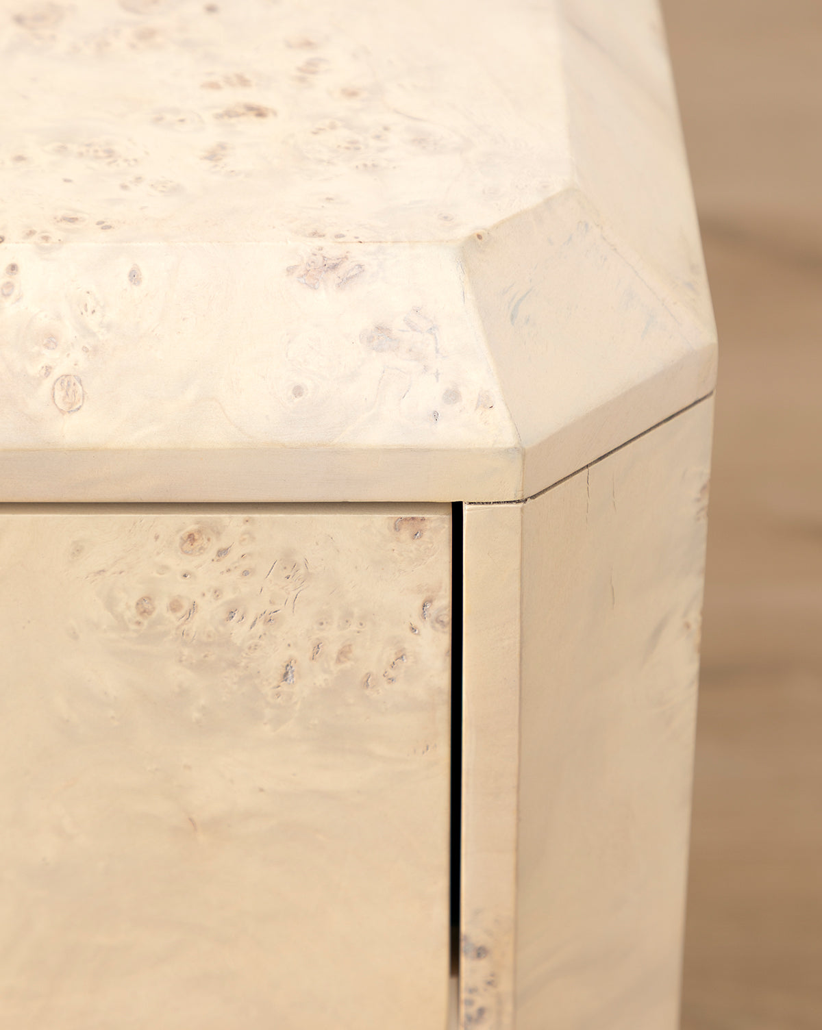 Tali Burl Wood Nightstand