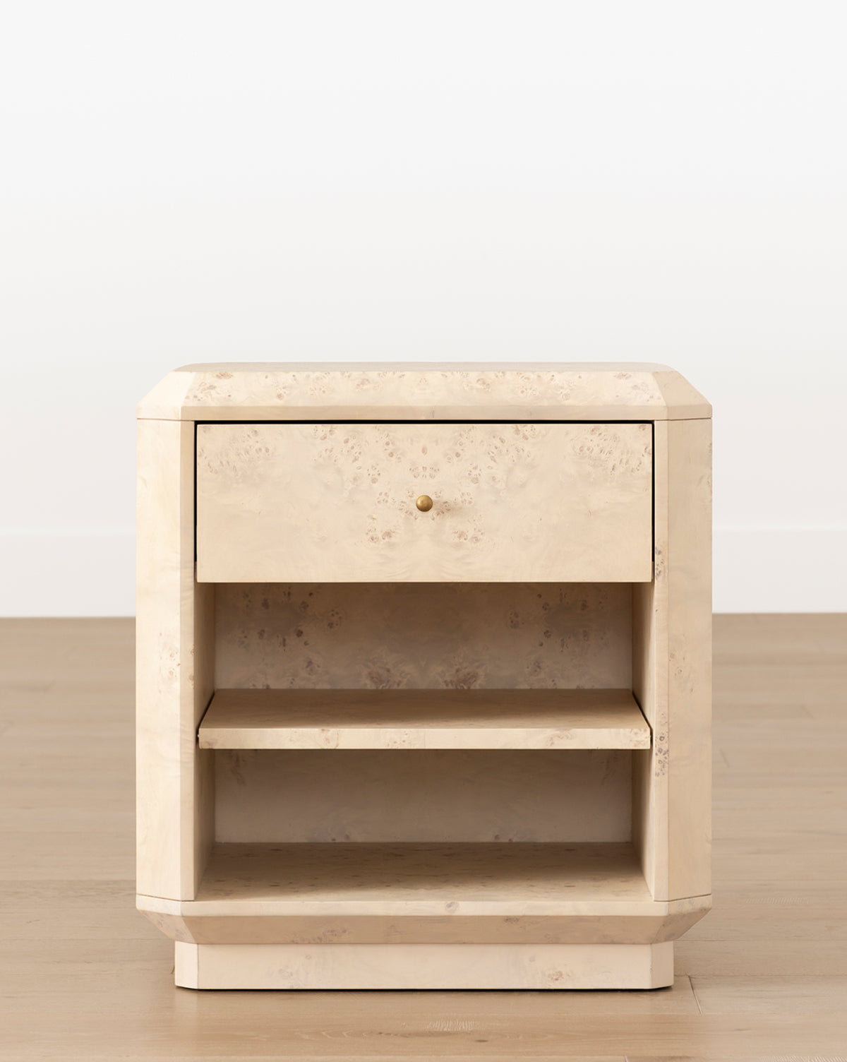 Tali Burl Wood Nightstand