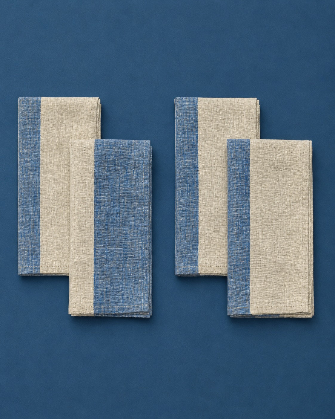 Venice Stripe Linen Napkins (Set of 4)