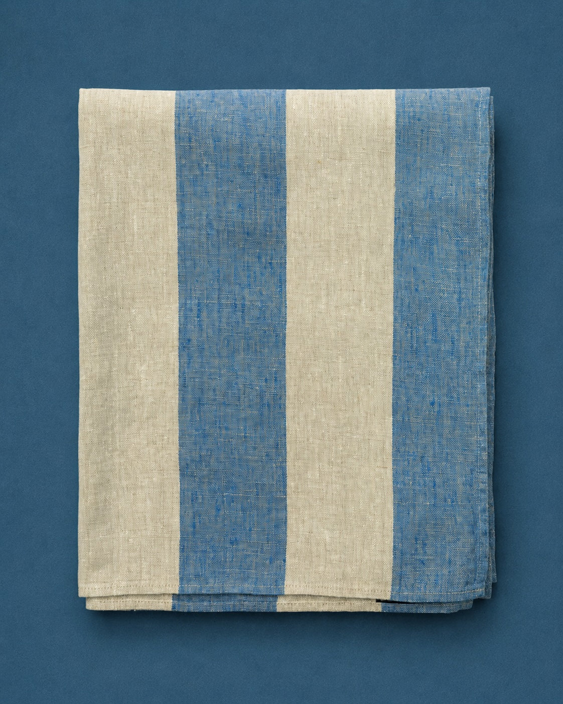 Venice Stripe Linen Tablecloth