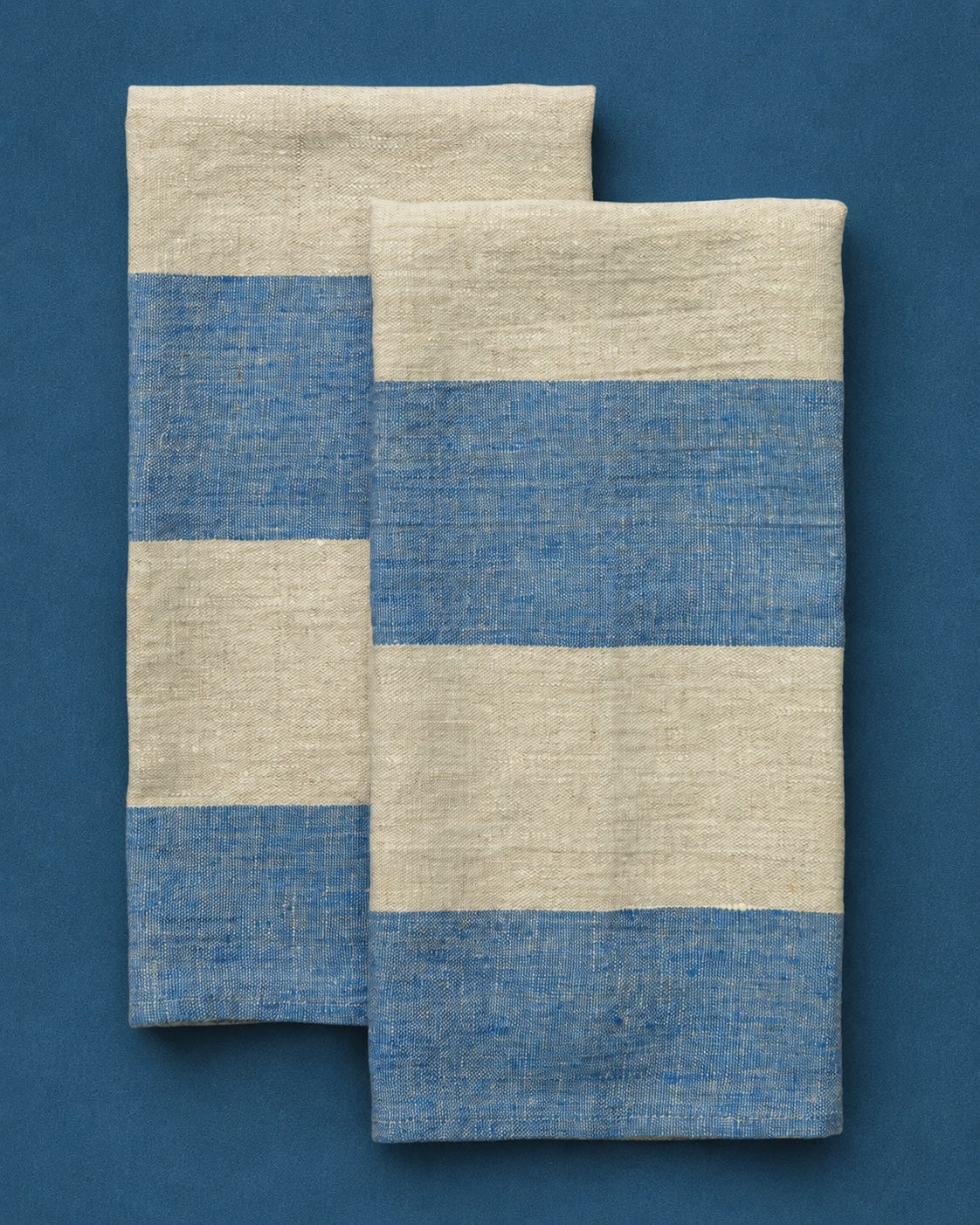 Venice Stripe Linen Tea Towels (Set of 2)
