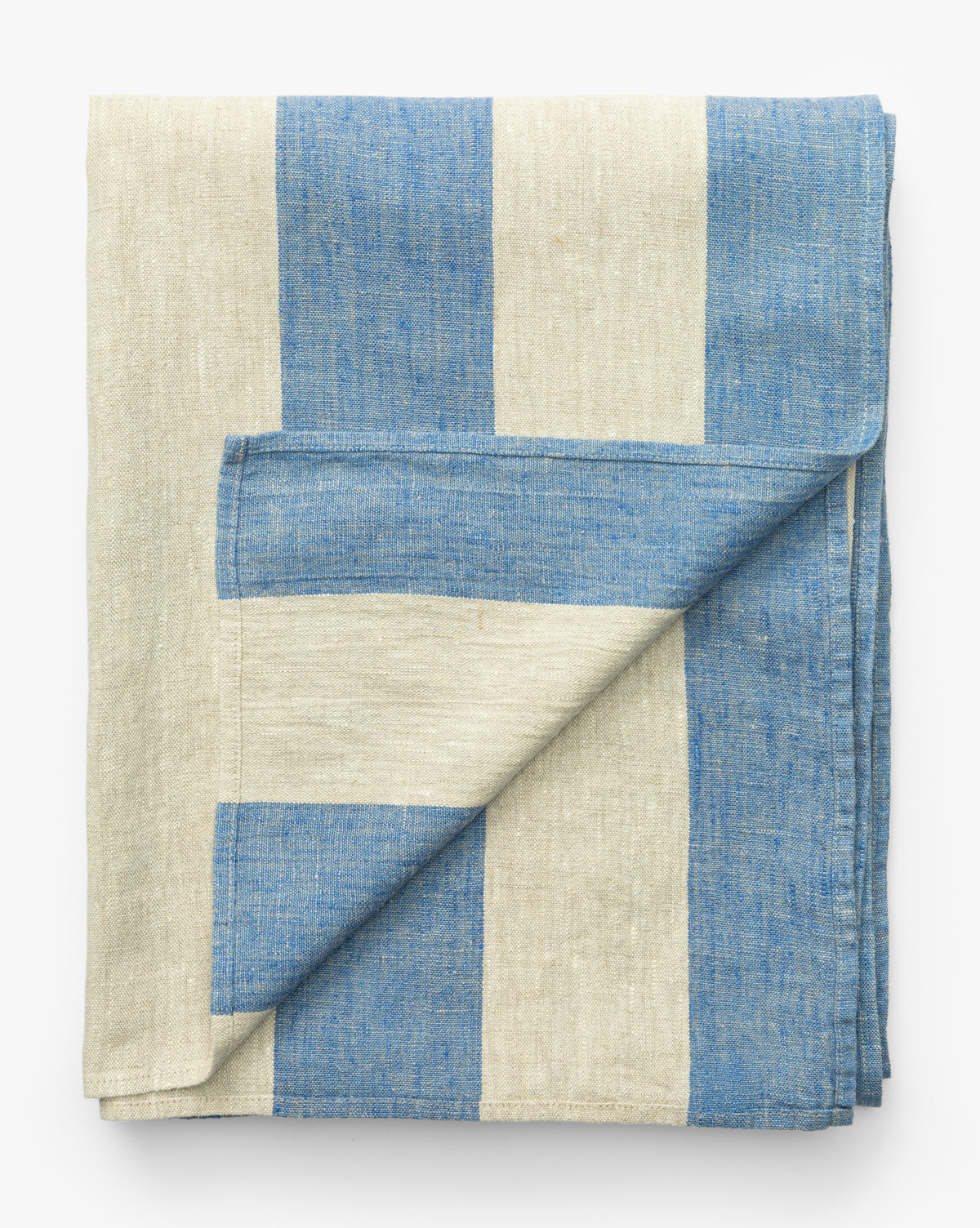 Venice Stripe Linen Tablecloth