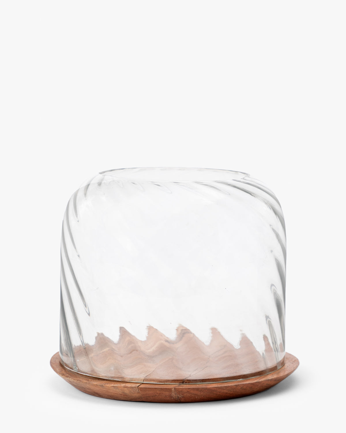 Wood & Glass Hurricane